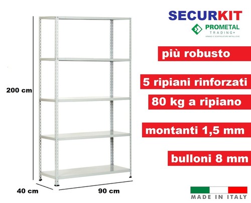 Scaffale metallo ripiani - scaffale,