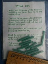  soft foam fly tying tips