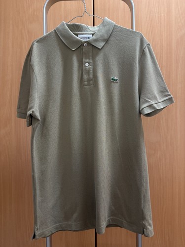 Polo lacoste beige slim - polo, |