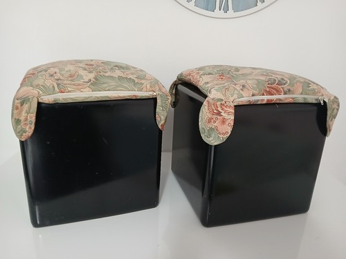 Set pouf design vintage - set,