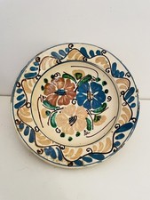 ? Ceramica Popolare Maiolica antico piatto dipinto a mano esemplare 1