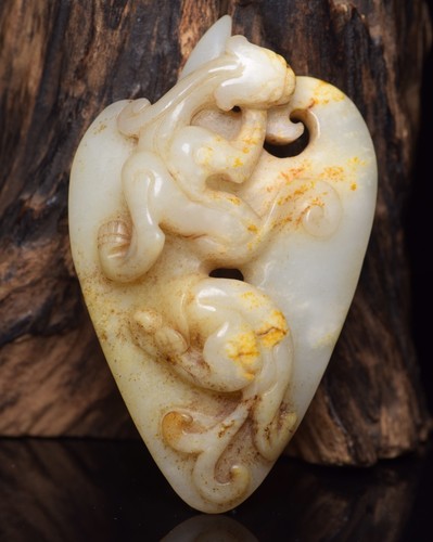 Statuina giada hetian bianca - hetian,