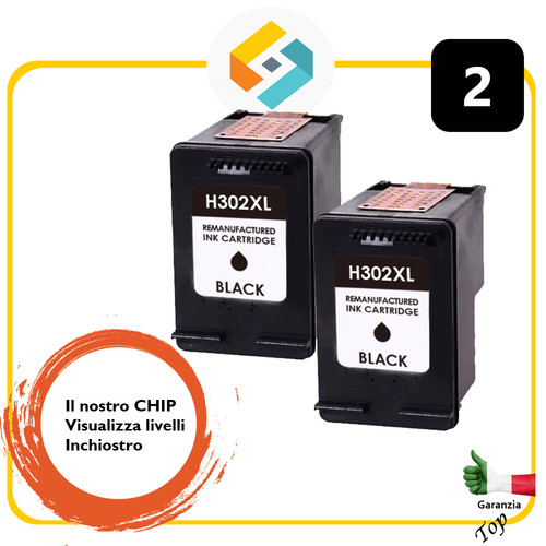 Cartuccia per 302xl neri - hp,