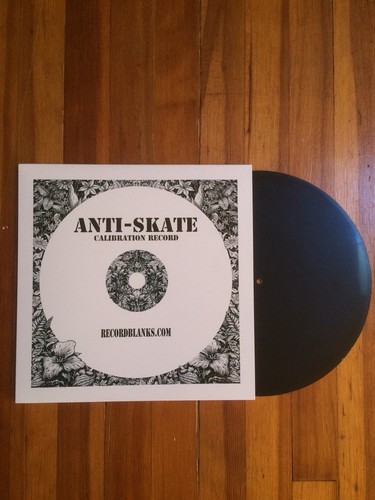 Anti skate blank - blank, vinyl