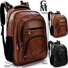 GM Zaino uomo pelle marrone