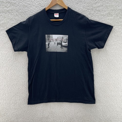 Supreme shirt uomo nera - nera, crew