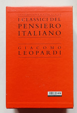 GIACOMO LEOPARDI. CLASSICI
