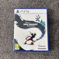 Epic Mickey: Rebrushed PS5 PlayStation 5 Videogioco Ottime Condizioni Uscita UK