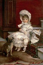 Dipinto olio giovane ragazza