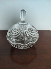 Set Contenitori vasi soprammobili in cristallo.