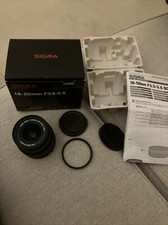 Sigma 18-50 mm F3.5-5.6