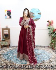 Abito vestito pakistano Salwar Kameez pronto da indossare abiti festa matrimonio indiano nuovo