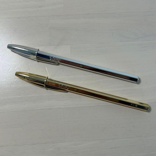 Penna sfera bic oro - bic, argento