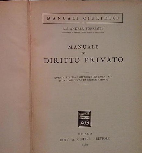 Torrente manuale diritto - torrente, di
