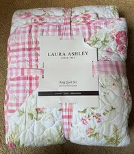 LAURA ASHLEY FLORAL TOILE 3pc