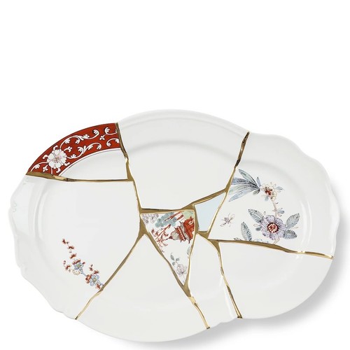 Vassoio ovale seletti - seletti, kintsugi