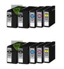 KIT 10 CARTUCCE XL PER CANON MAXIFY MB2050 MB2150 MB2155 MB2350 MB2750 MB2755