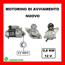 MOTORINO DI AVVIAMENTO NUOVO PIAGGIO PORTER FURG.TO 1.3 16V 4X4  KW48 CV65 HCEL