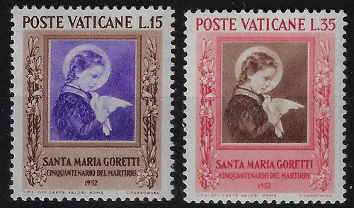 1953 vaticano santa maria - santa,