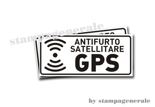 Adesivi antifurto satellitare - adesivi,
