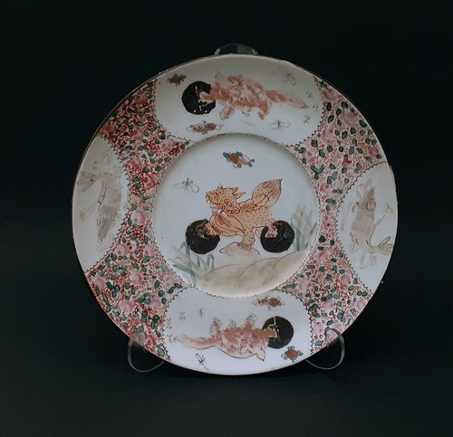 Chinese earthenware plate - chinese,