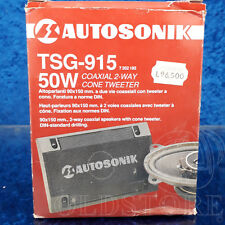 ►AUTOSONIK TSG 915◄2 WAY COAXIAL SPEAKER SYSTEM AUTOPARLANTI 2 VIE COASSIALI NEW