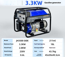 Generatore Benzina Alta Potenza Trifase Uguale Potenza 220v380v Casa Portatile