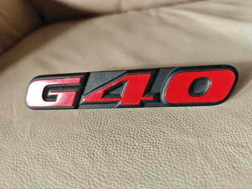 Emblema auto rosso nero - , g40