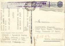 F. Militare Minist. Aeron. 3^ squadra aerea 1942 DECALCO