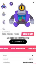 YOUTOOZ Rico Brawl Stars plush