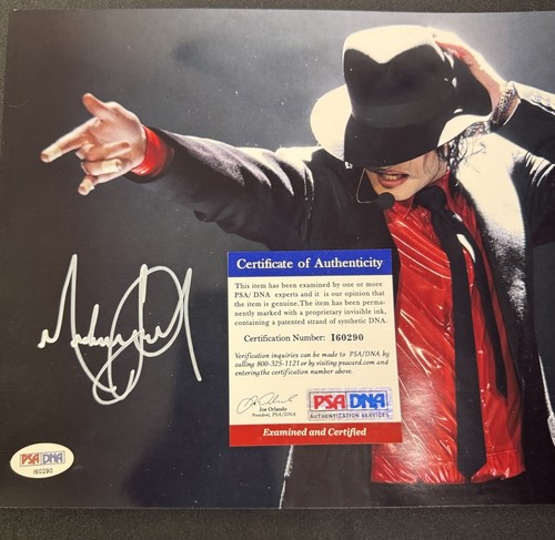 Michael jackson foto firmata - jackson,