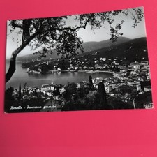 RAPALLO PANORAMA GENERALE VECCHIA CARTOLINA BIANCO E NERO