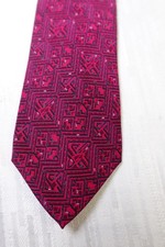 UNGARO PARIS 100% SETA SILK TIE CRAVATTA NECKTIE MADE ITALY VINTAGE CLASSIC
