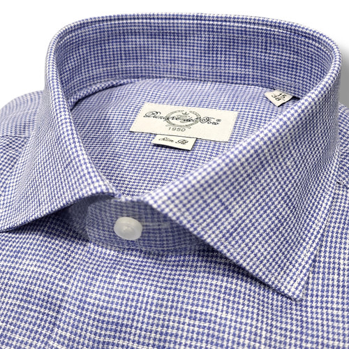 Camicia uomo 100 lino slim - 100%,