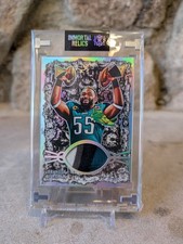 Reliquia maglia Super Bowl Spector Immortals Brandon Graham indossata dal gioco /134