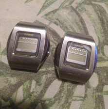 x2 Vintage LCD digital  watch Casio Casiotron QW02 02-502 | 1974 SPARES/REPAIR