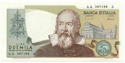 2000 lire galileo - 2000,