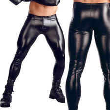 Leggings uomo ecopelle effetto