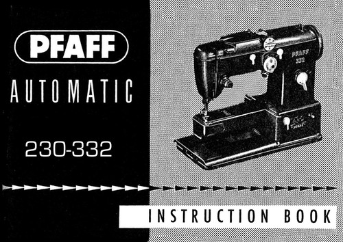 Pfaff 230 332 automatico - cd,