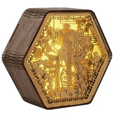 Lampade da intaglio in legno