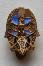 Distintivo Poligono Tiro A Segno Milano Fucili Guerra Mondiale Arditi