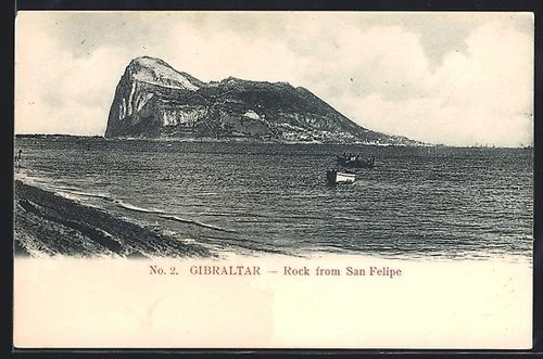 Gibilterra rock from san - from,