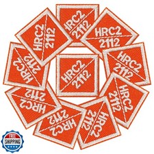 JEFUZH 10PCS HRC2 2112 Ferro su Toppe, Patch FR per Vestiti, Jeans, Backpa