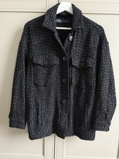 ZARA Giacca Cappotto Nero