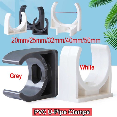 Clip per tubi - aperti, pvc