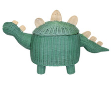 DINOSAURO DRAGO RATTAN FATTO A