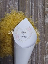 100 coni porta riso confetti