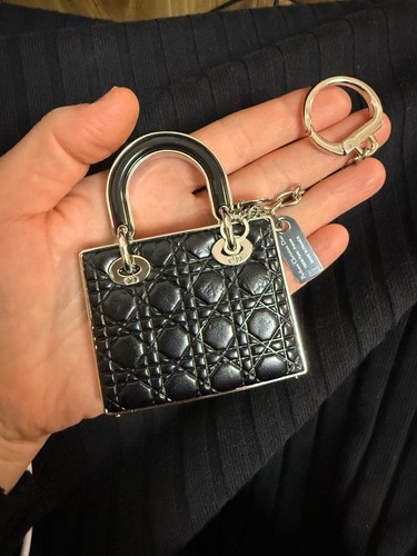 Dior mini borsa charm nero - charm, con