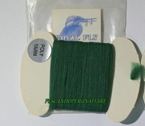 Royal fly poly yarn fibra - royal,