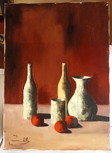 Quadro olio tela - quadro, su